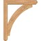 Ekena Millwork Thorton Craftsman Smooth Bracket w/ Offset Brace, Western Red Cedar, 5 1/2"W x 30"D x 36"H BKT0604X30X36THR04SWR - alternate 3